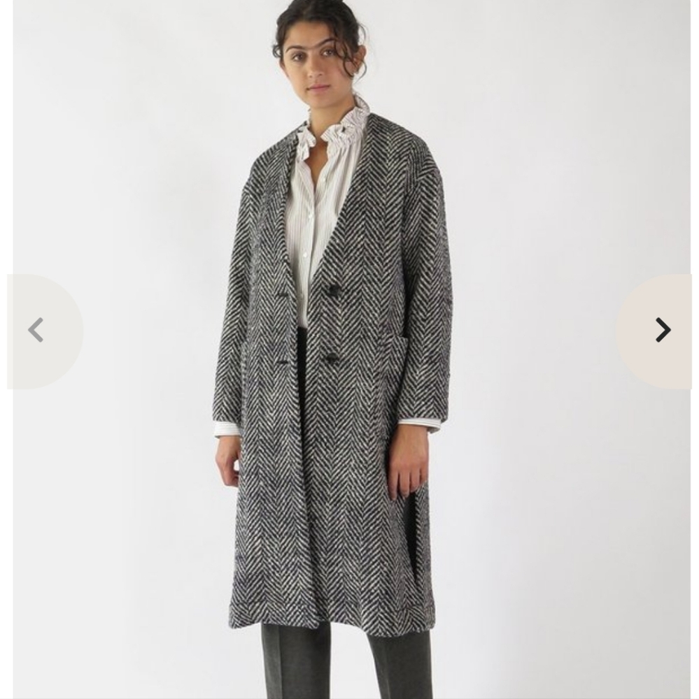 NICO, NICHOLSON & NICHOLSON tweed coat
